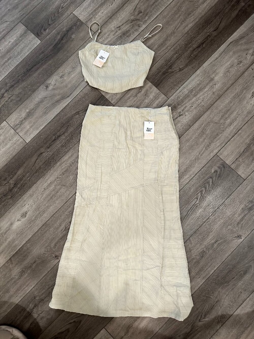 NWT Tiger Mist Skirt and Tank Set
